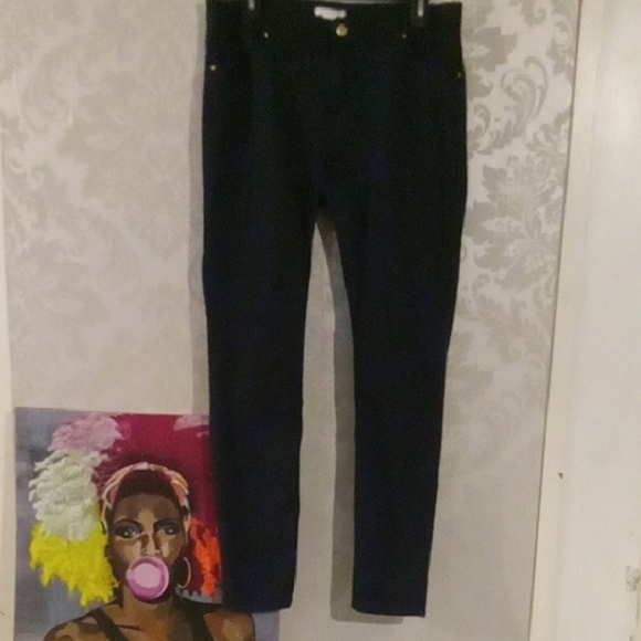 H&M Navy Blue Trousers 14 - Picture 2 of 5